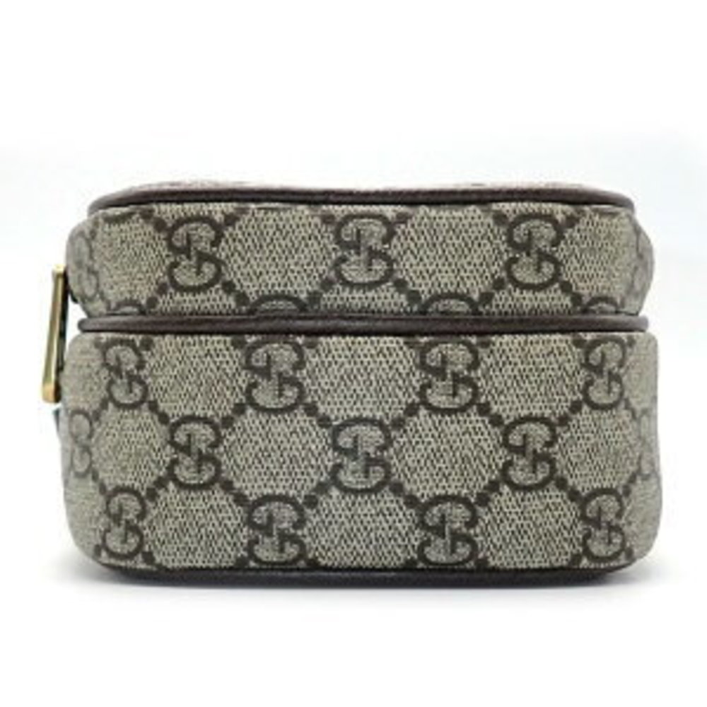Gucci Neo Shoulder Bag Brown GG Supreme Canvas Leather - Picture 4 of 9